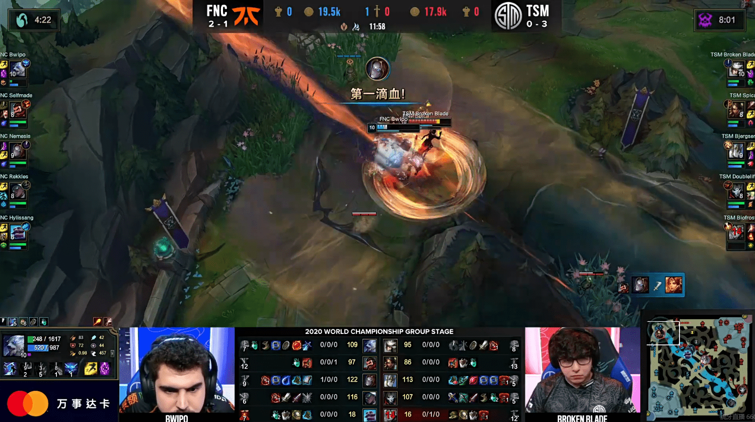 FNC爆冷TSM，Selfmade送出助攻的简单介绍