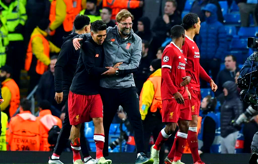 利物浦逆转拜仁，晋级欧冠四强